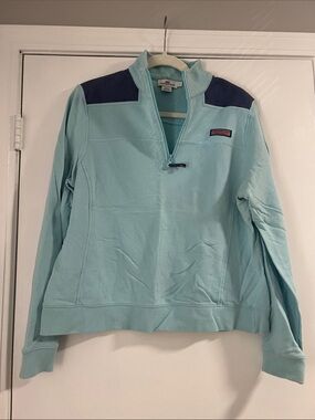 EUC Vineyard Vines Light Aqua Shep Shirt